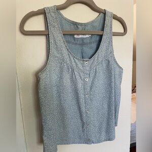 Renewed AG Adriano Goldschmied X Liberty fabrics button-down sleeveless blouse